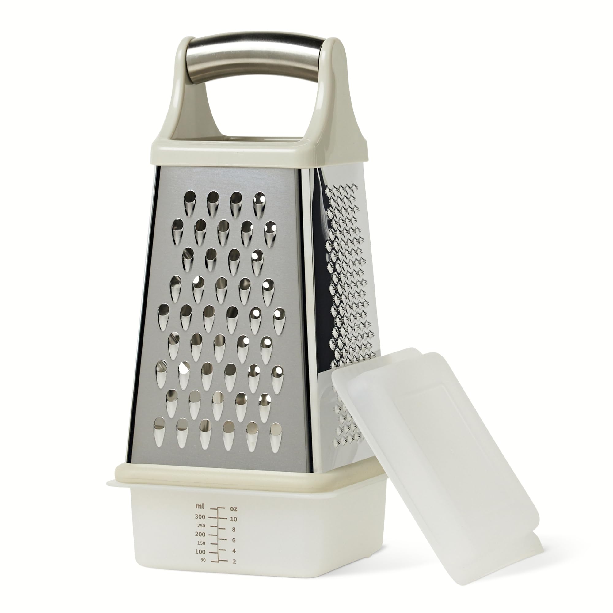 Amazon Basics grattugia formaggio 4 lati acciaio inox