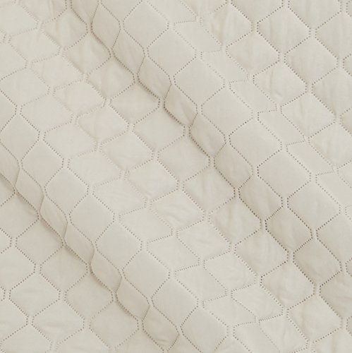 Amazon Basics Copriletto Trapuntato 170x210 Beige Rombi