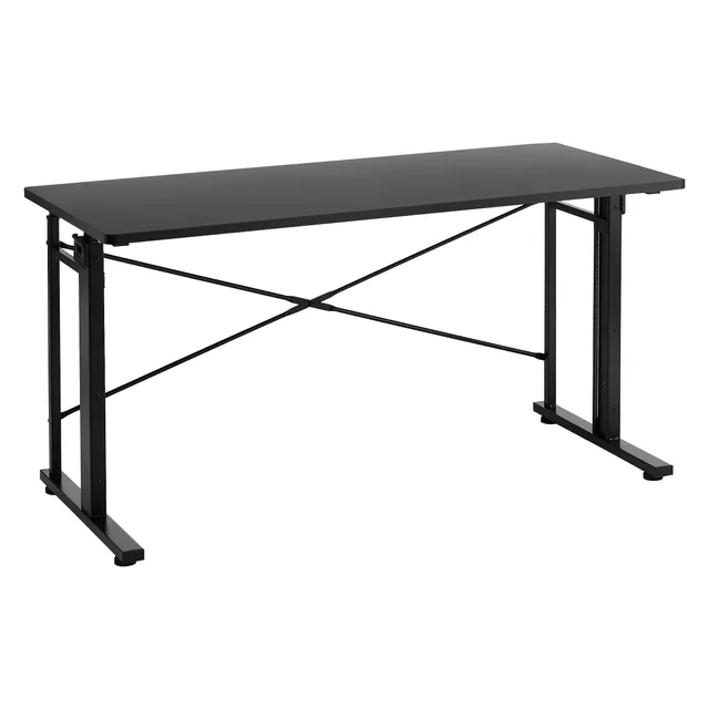 Amazon Basics Scrivania Gaming Regolabile in Altezza Nera 120x55 cm