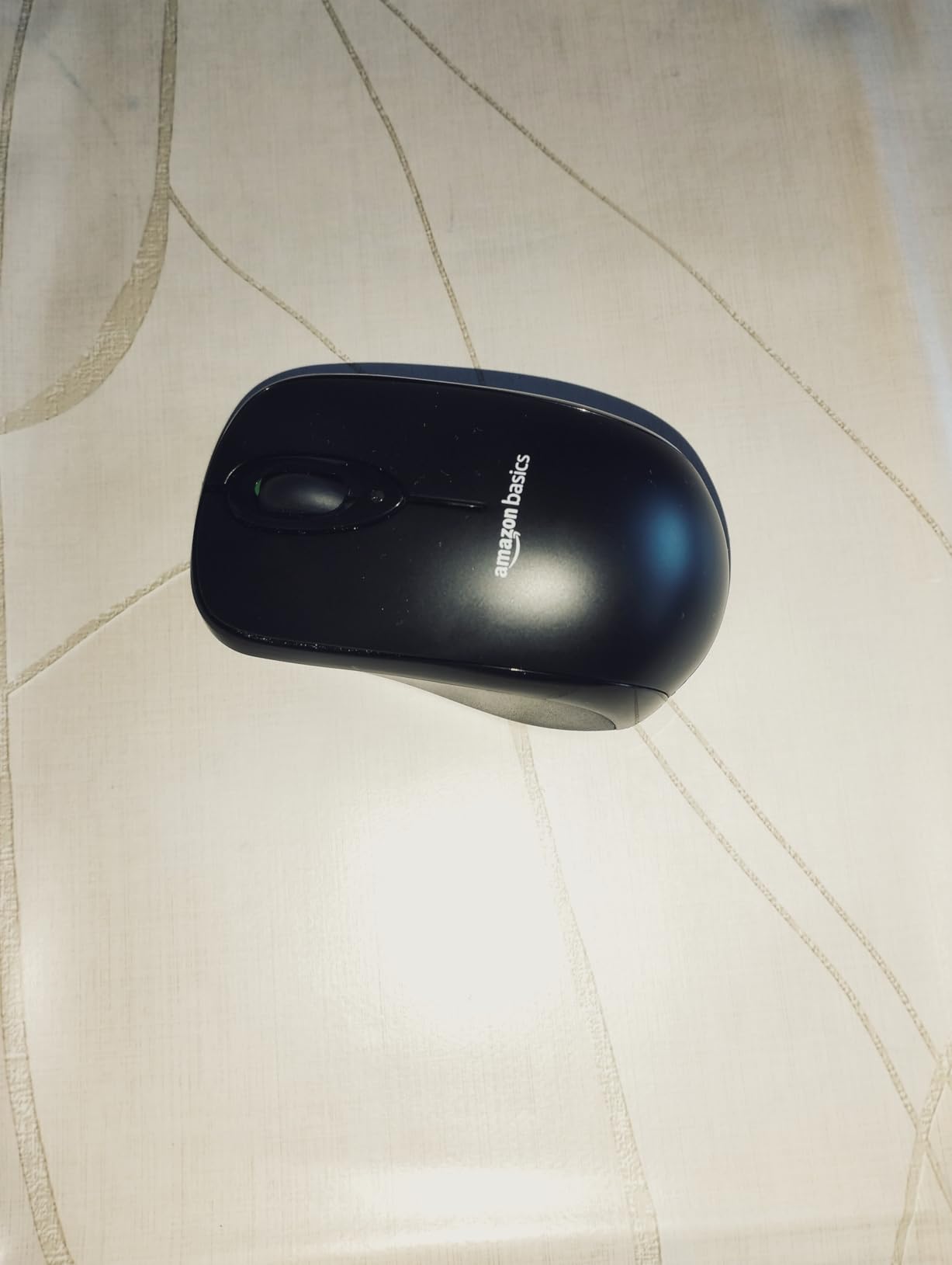 Amazon Basics mouse senza fili nano nero 1000 DPI