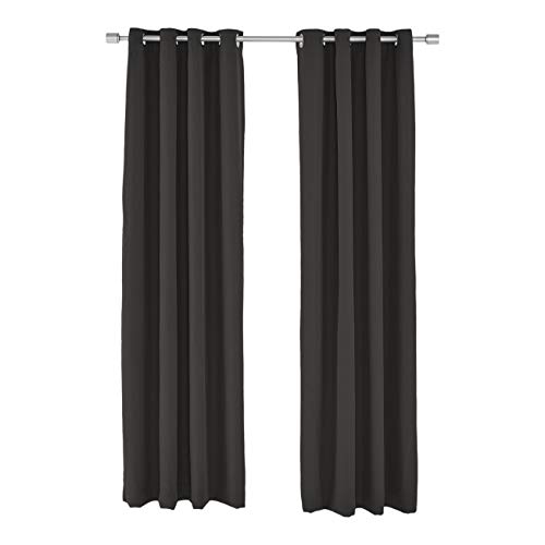 Amazon Basics Mabry 52x84 tende oscuranti nere 2 pezzi blackout
