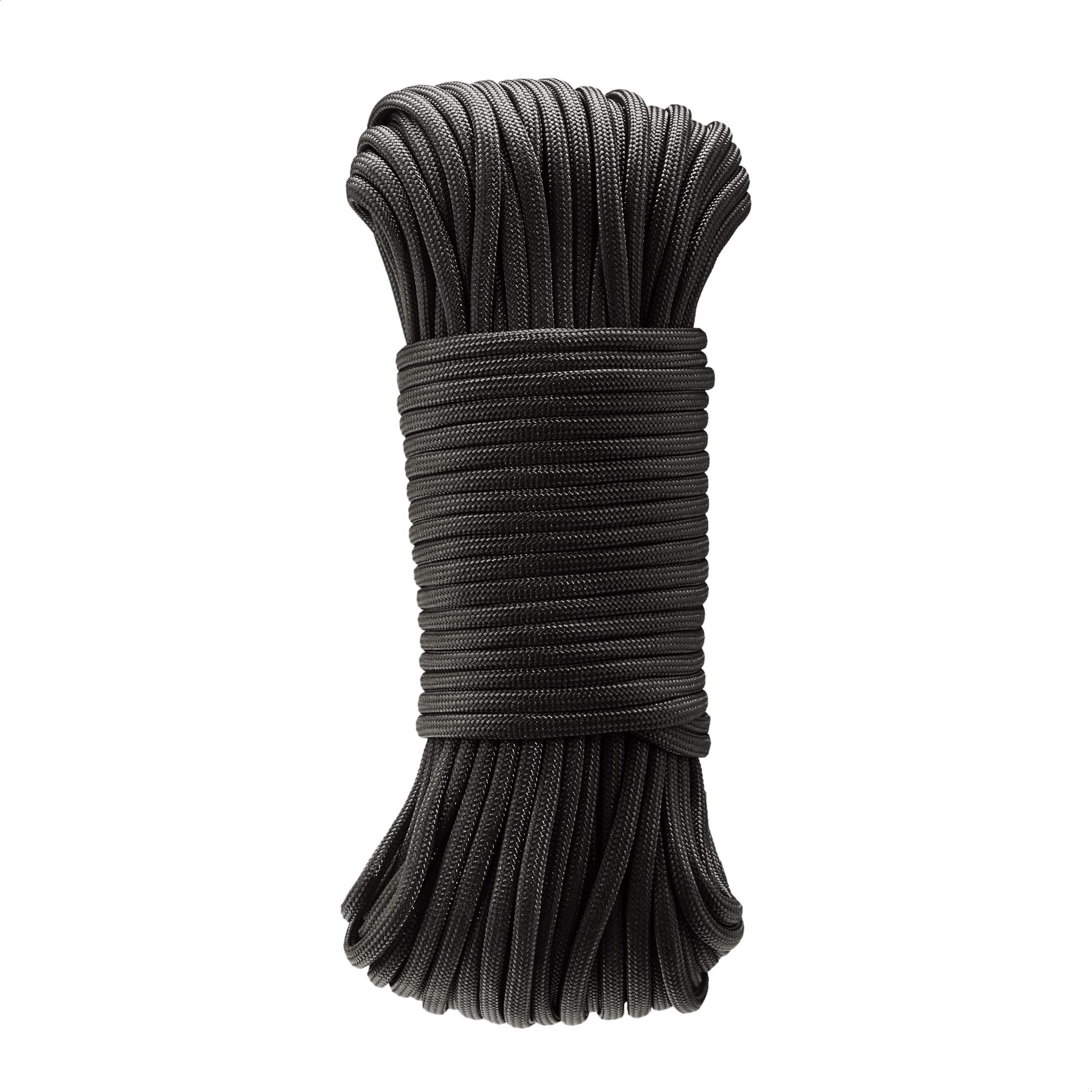 Amazon Basics Paracord 550 Tipo III Nero 30,5 m x 4 mm Nylon