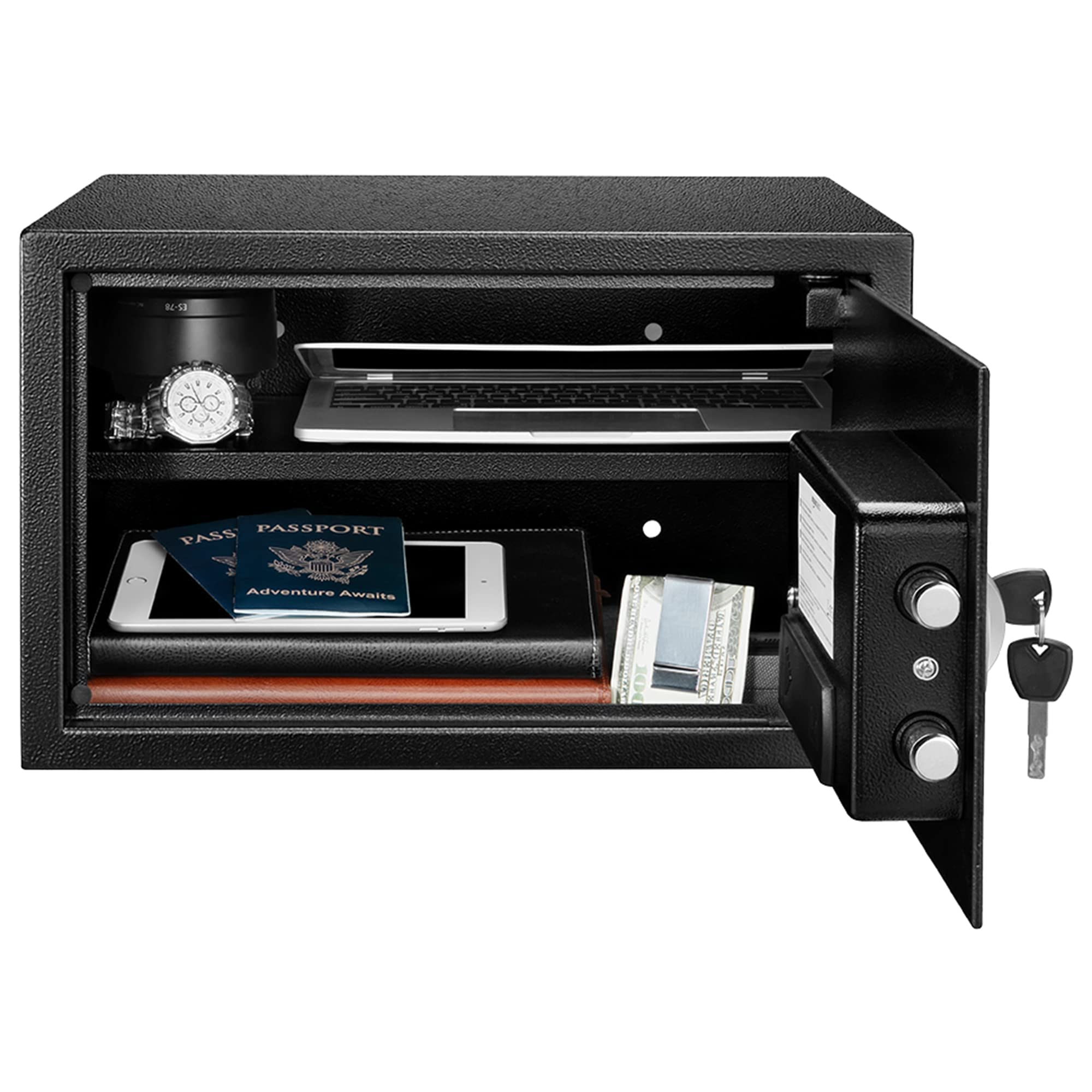 AmazonBasics Cassaforte Acciaio 34 L Nera Digitale