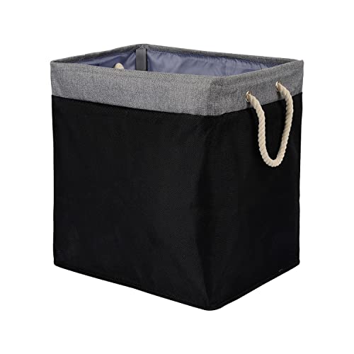 Amazon Basics cesto portabiancheria pieghevole 57L nero