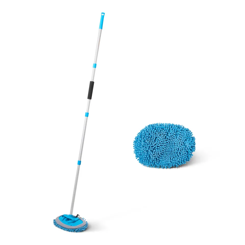 Amazon Basics Spazzola Lavaggio Auto Telescopica 158 cm Blu