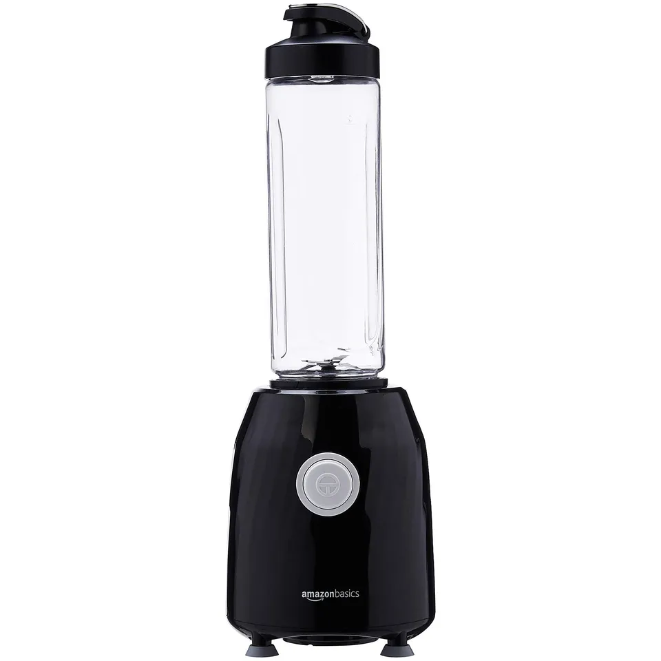 AmazonBasics Blend & Go Frullatore Smoothie Nero 600 ml