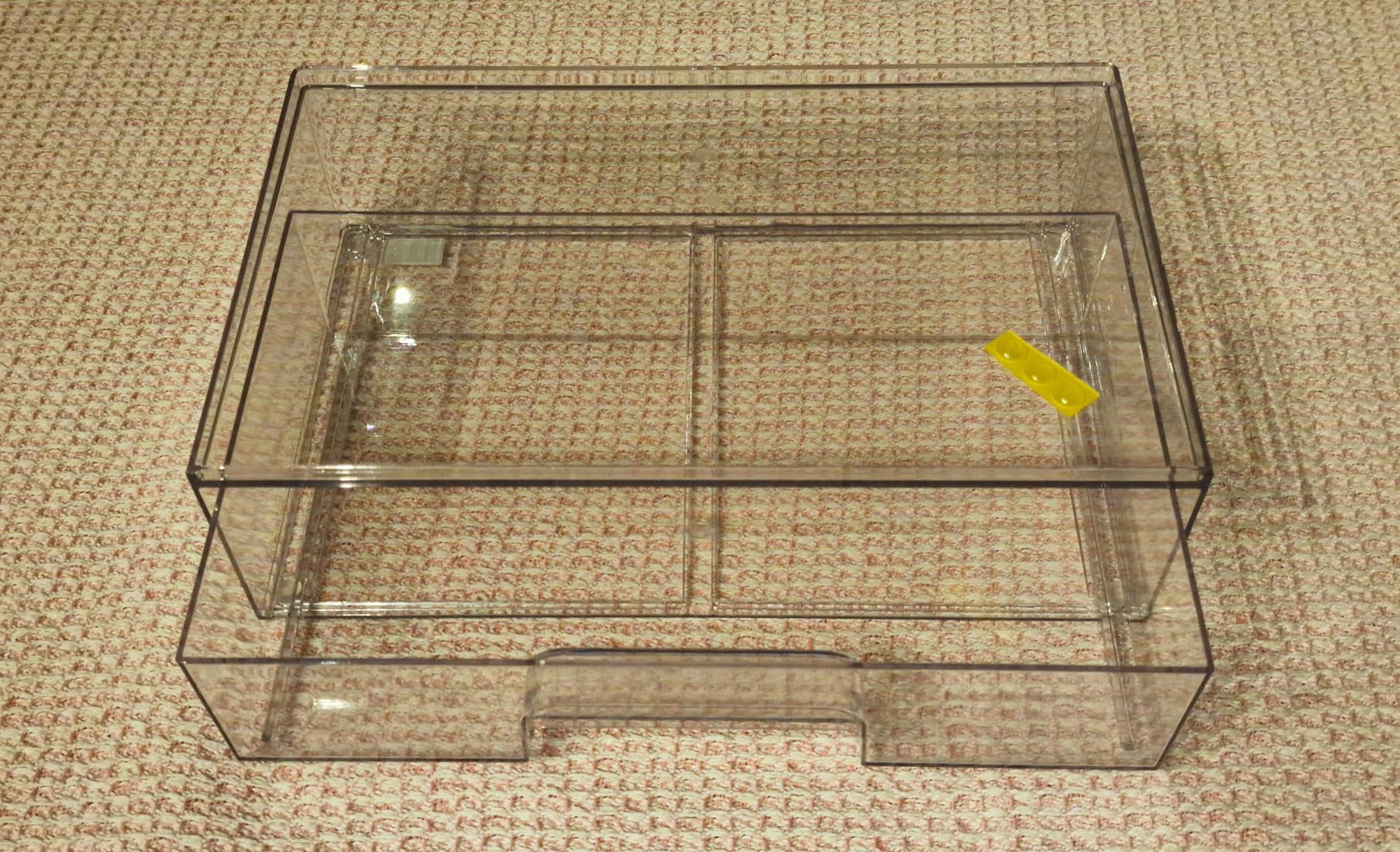 Amazon Basics organizer trucco trasparente 4 pezzi 11,3 cm
