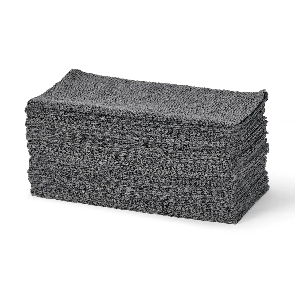 Amazon Basics Panni Microfibra Grigi 30x30 cm 24 Pezzi per Auto