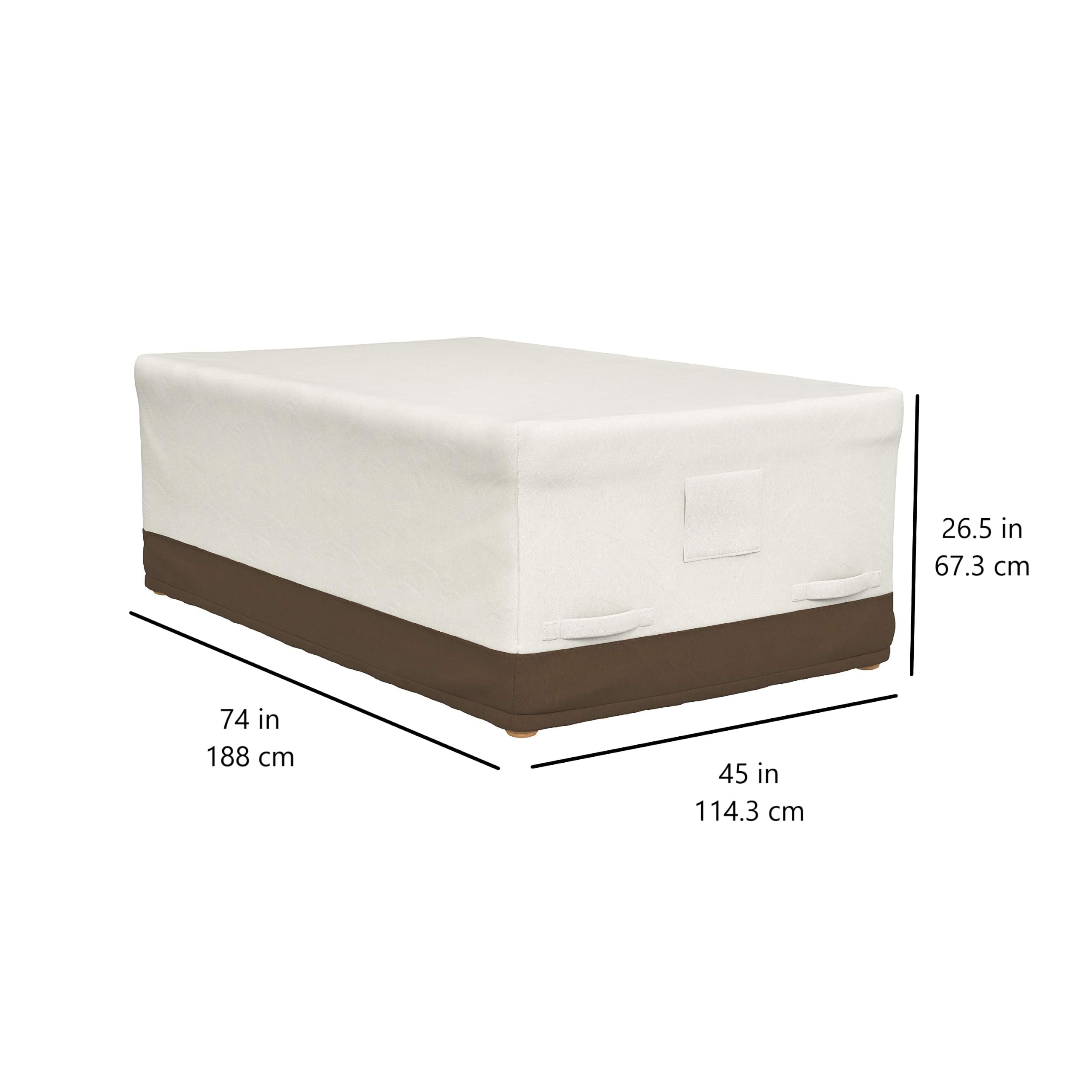 AmazonBasics telo tavolo giardino 190x114 cm beige