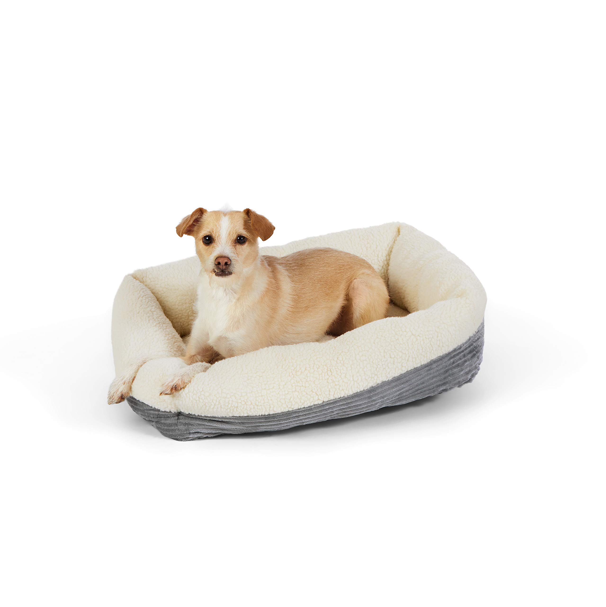 AmazonBasics Lettino Animali Riscaldante 61 cm Grigio