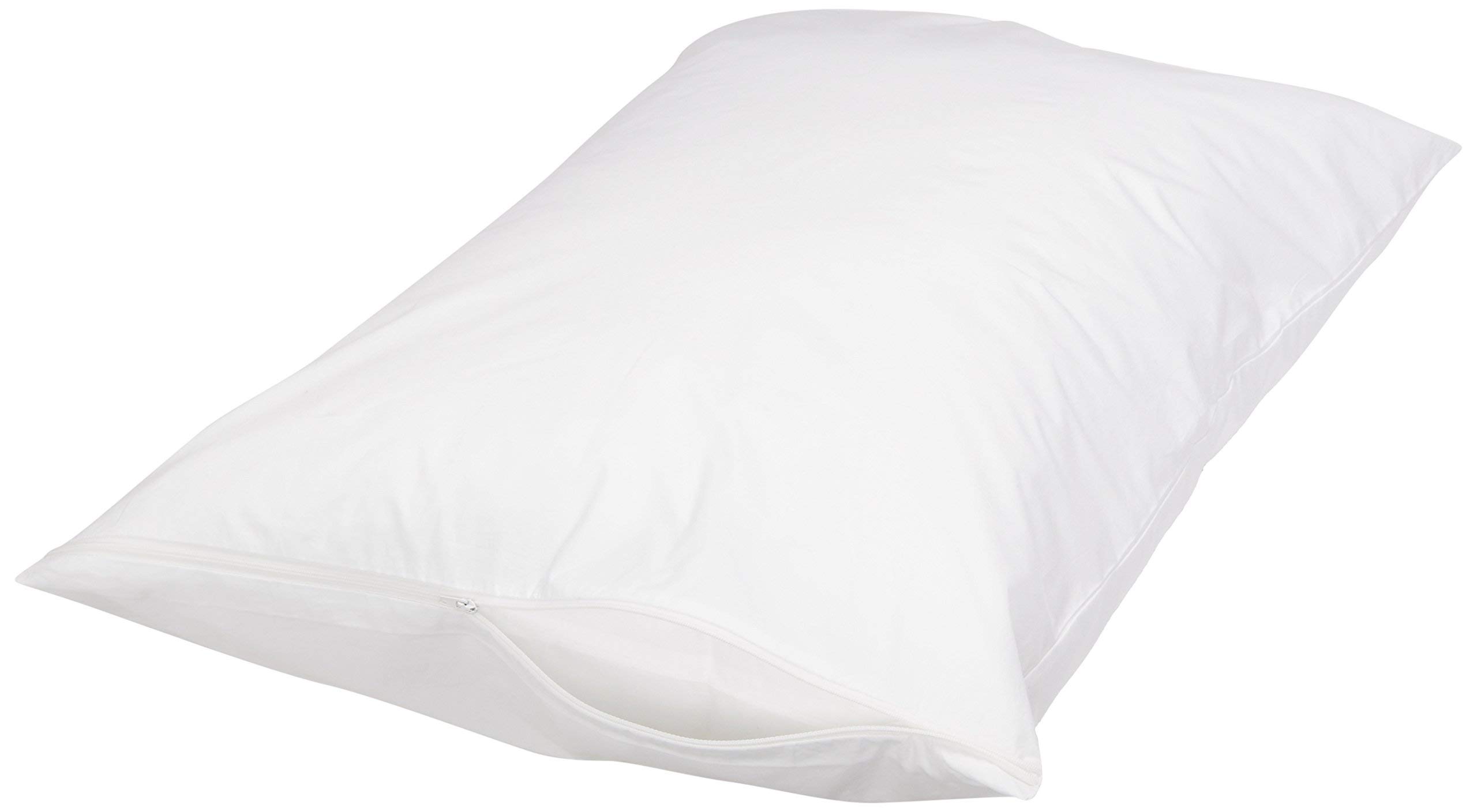 AmazonBasics federa copricuscino cotone bianco 53x79 cm