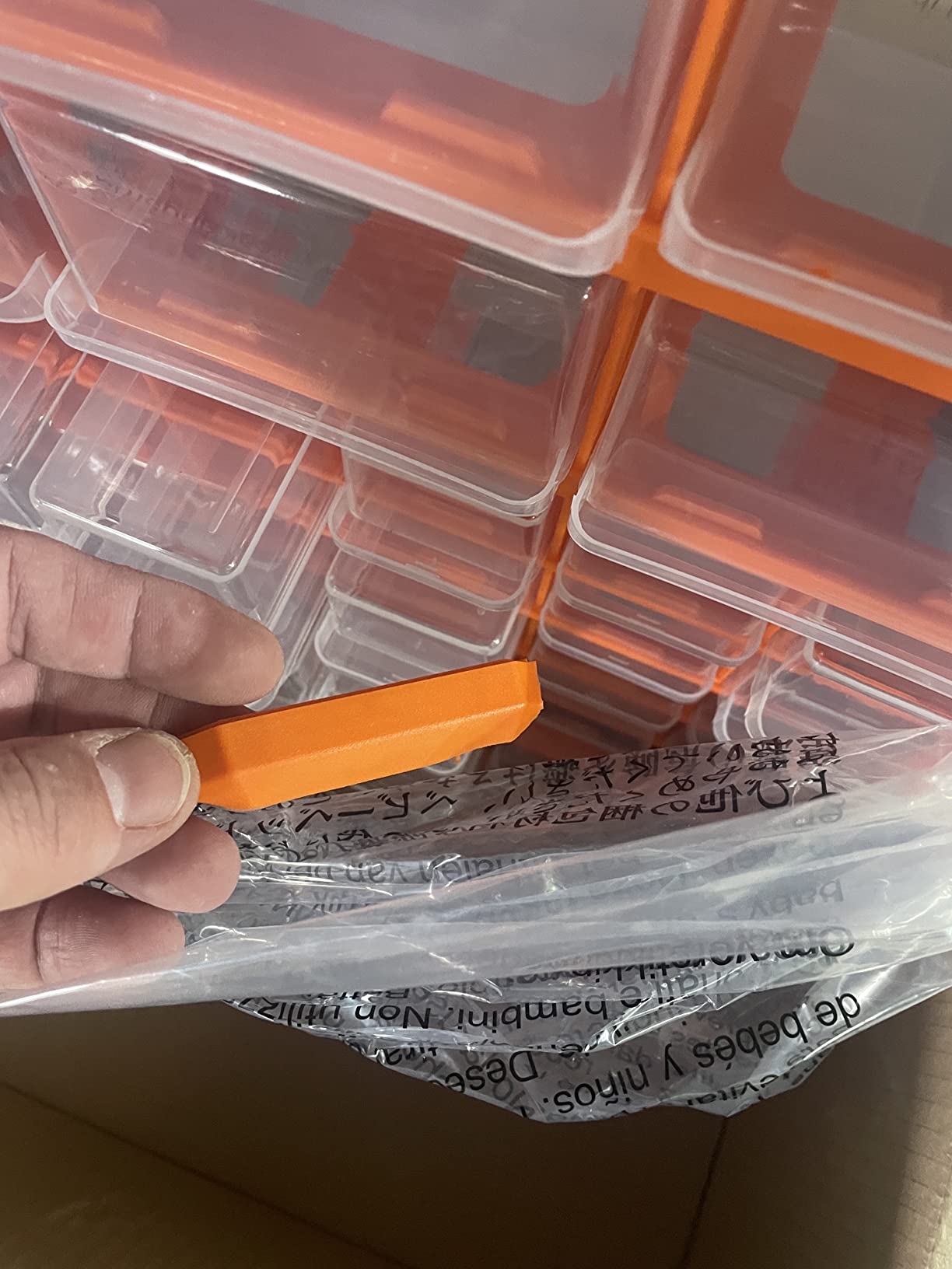 Amazon Basics Organizer 39 Cassetti Nero Porta Minuteria Parete