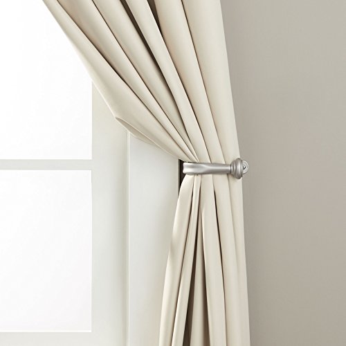 Amazon Basics Fermatenda Decorativi Set 2 Pezzi Nichel Metallo
