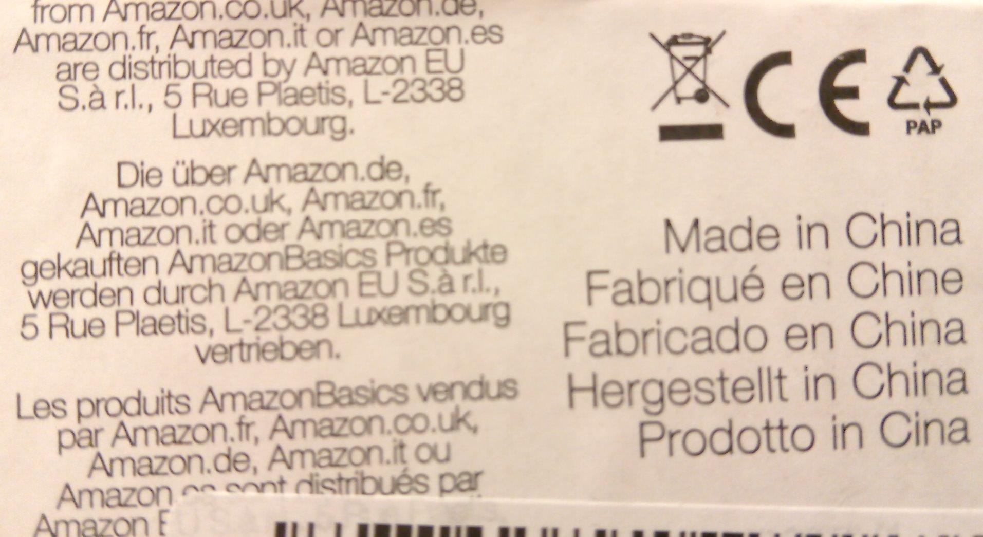 Amazon Basics Lampadine LED E27 10,5W luce calda 6 pz 1055lm