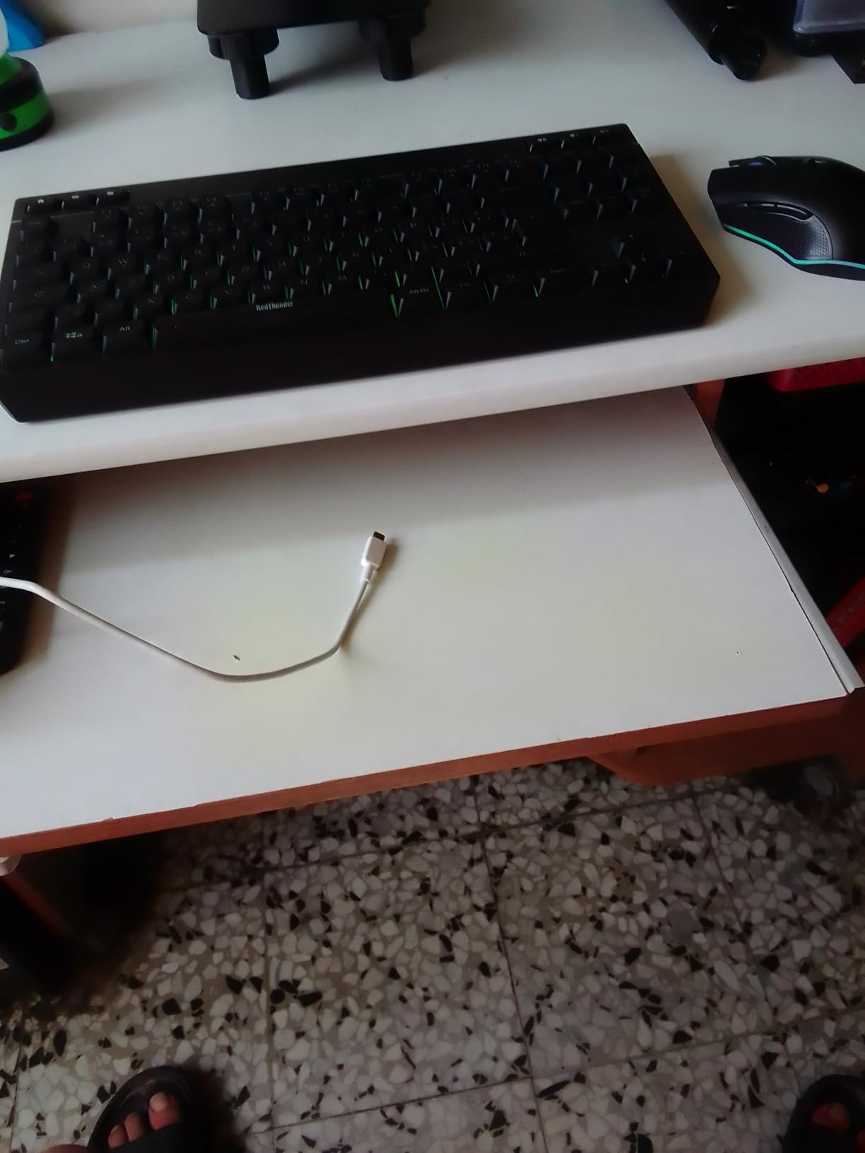 RedThunder K20 tastiera wireless gaming RGB nero layout IT
