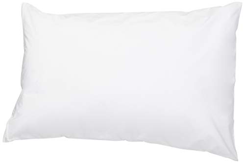 AmazonBasics federa copricuscino cotone bianco 53x79 cm