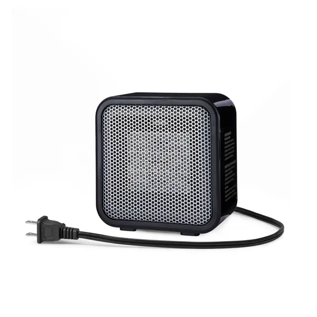 AmazonBasics Carlo mini riscaldatore ceramica 500W nero