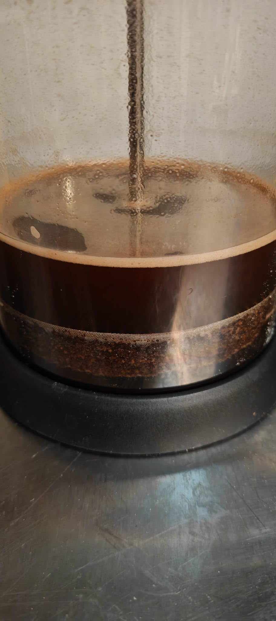 Amazon Basics caffettiera stantuffo vetro 1L 6 tazze