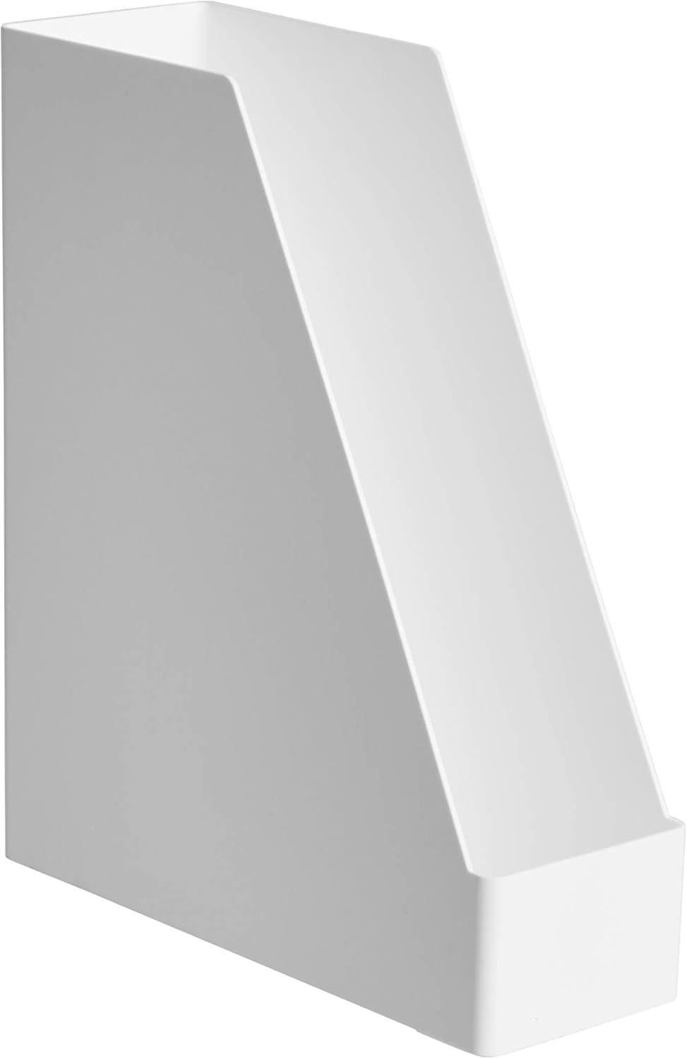 Amazon Basics Organizer Portariviste Plastica 2pz Bianco