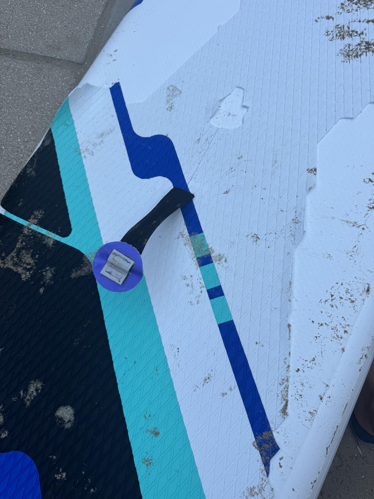 Amazon Basics SUP gonfiabile 335 cm blu con kit