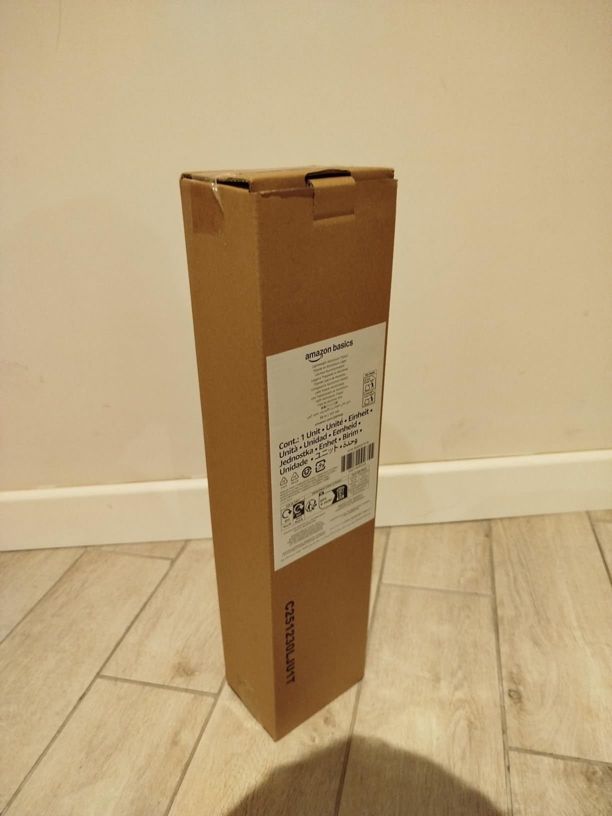 AmazonBasics Treppiede fotocamera alluminio 127 cm con borsa