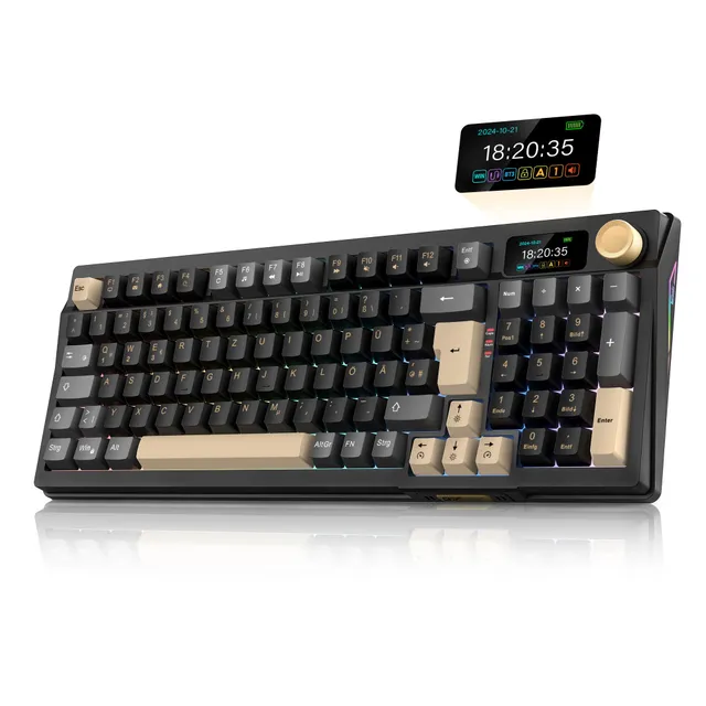 RedThunder K95-BGP tastiera gaming wireless QWERTZ RGB