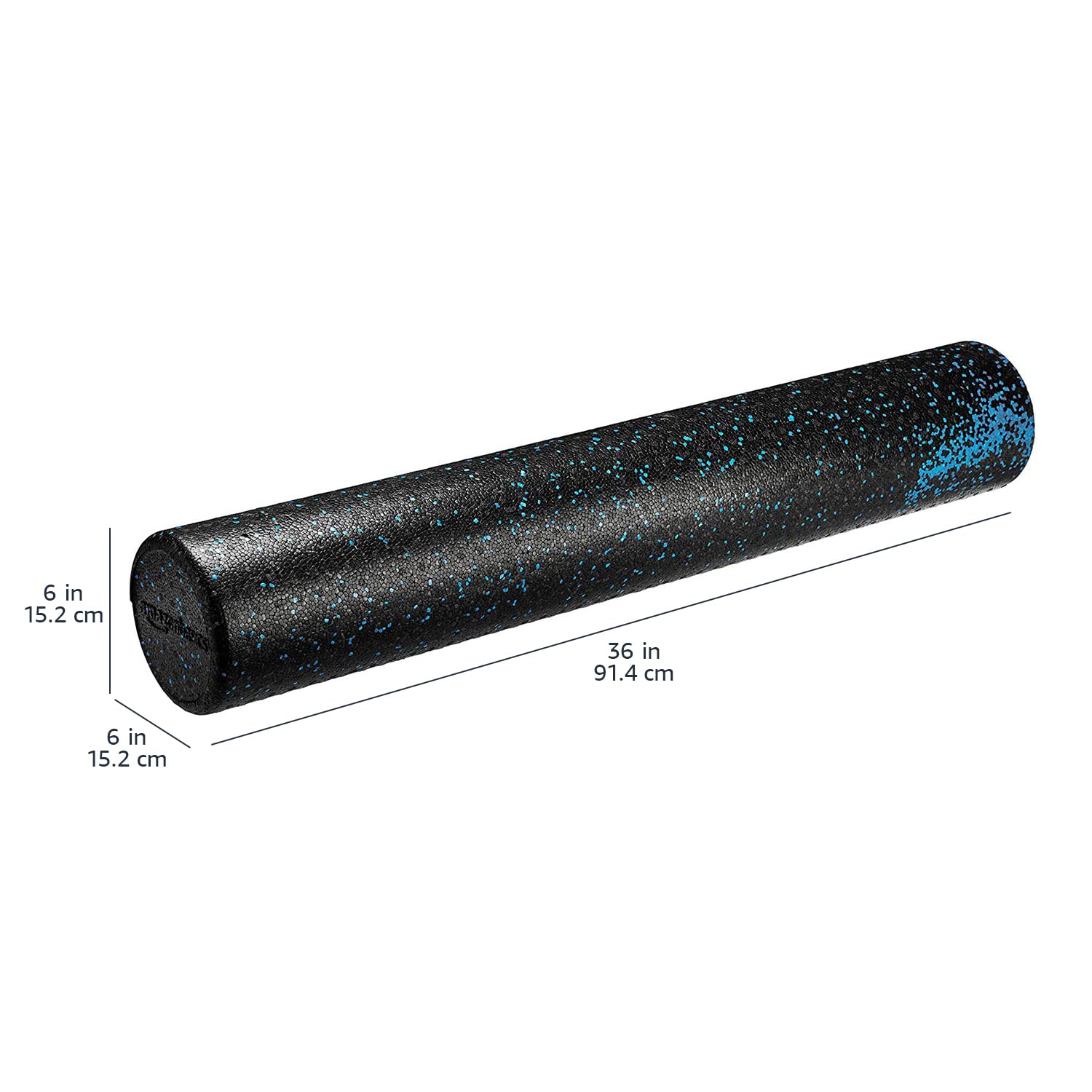 Amazon Basics 90cm foam roller 90 cm blu alta densità