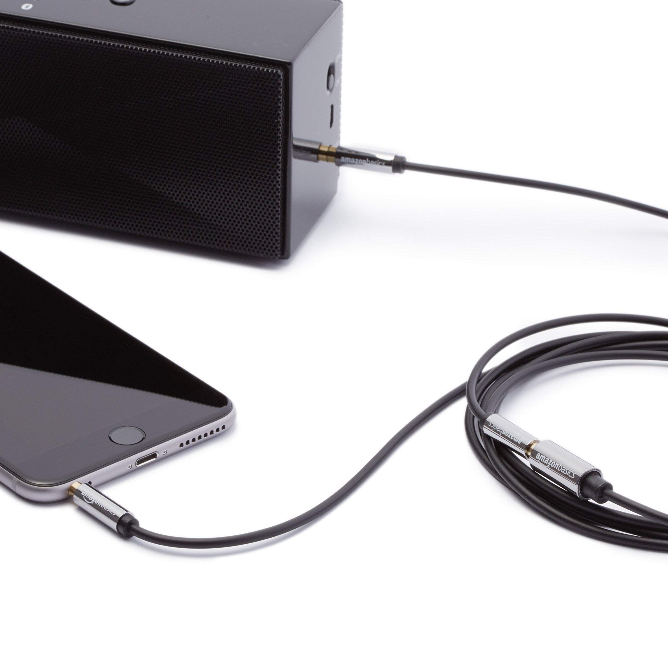 Amazon Basics Cavo Prolunga Audio Stereo 3,5 mm 1,8 m
