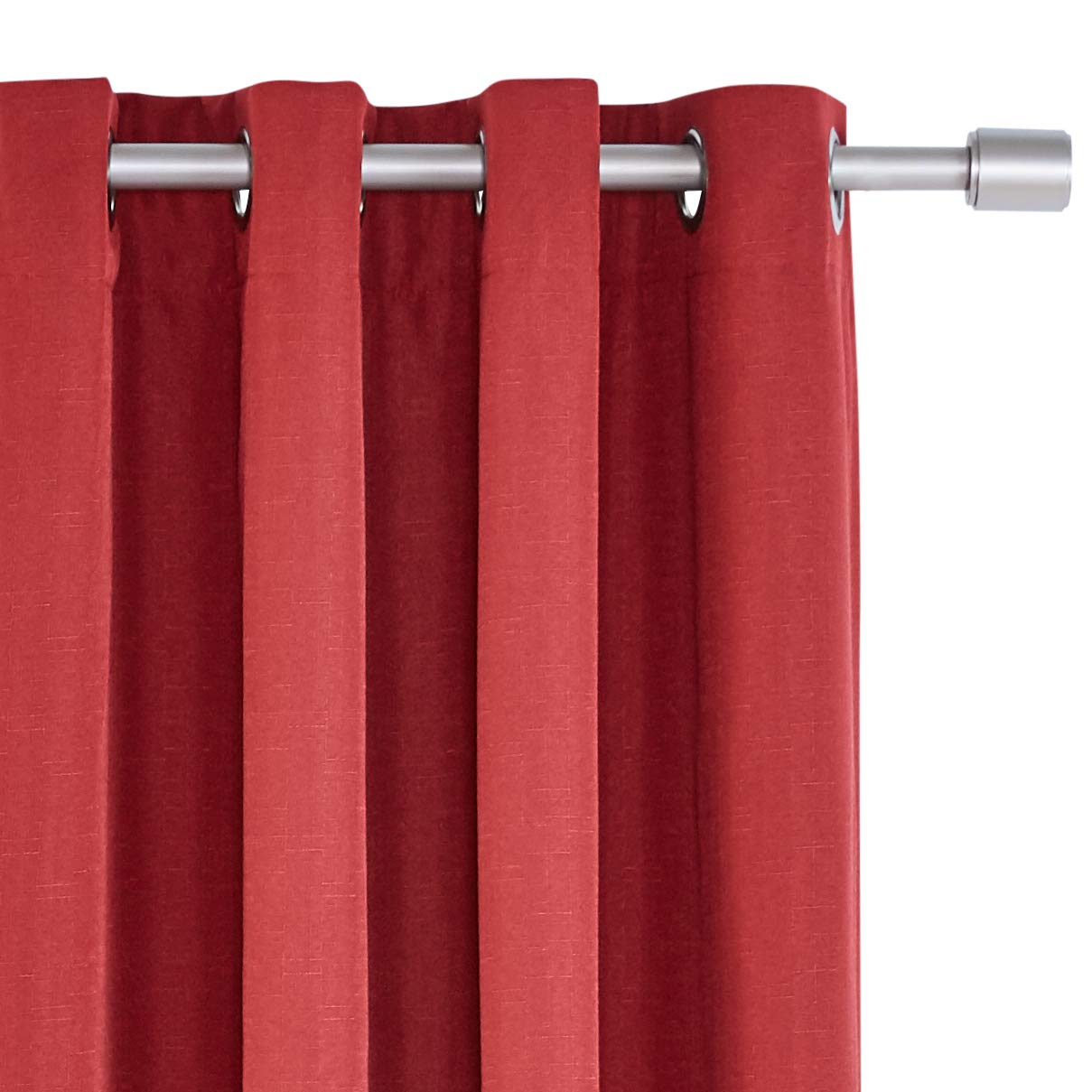 Amazon Basics Mabry Tende Oscuranti Rosse 132x160 cm 2 Pezzi
