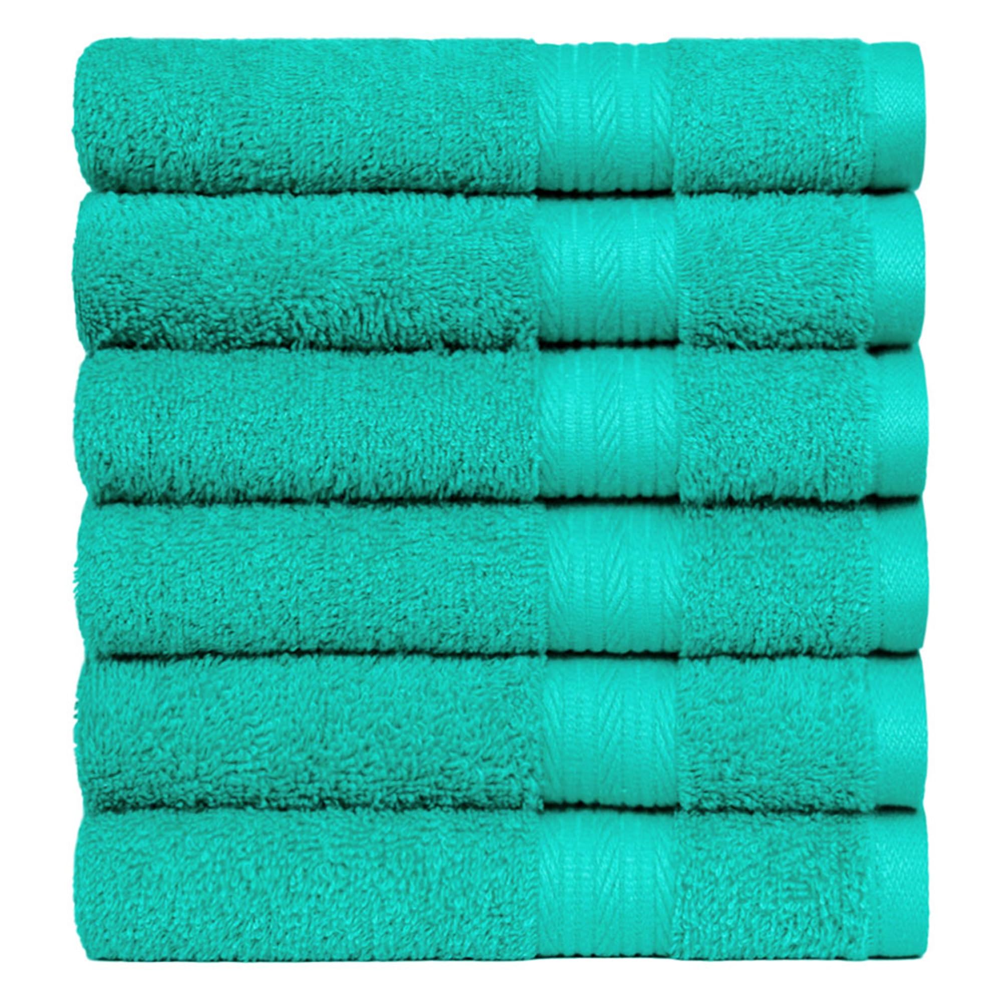 Amazon Basics Asciugamani Cotone 6 Pezzi Color Tè