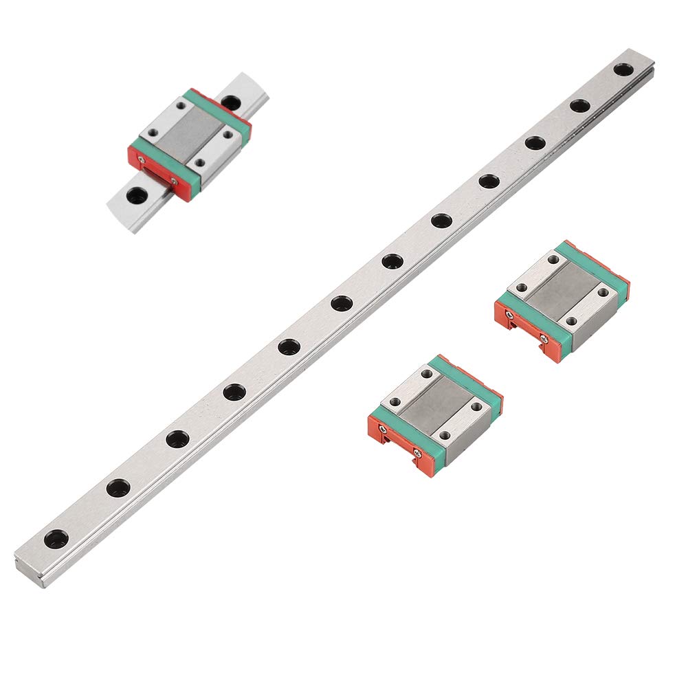 Elprico Guida Lineare MGN12H 300 mm 2 Pezzi per CNC
