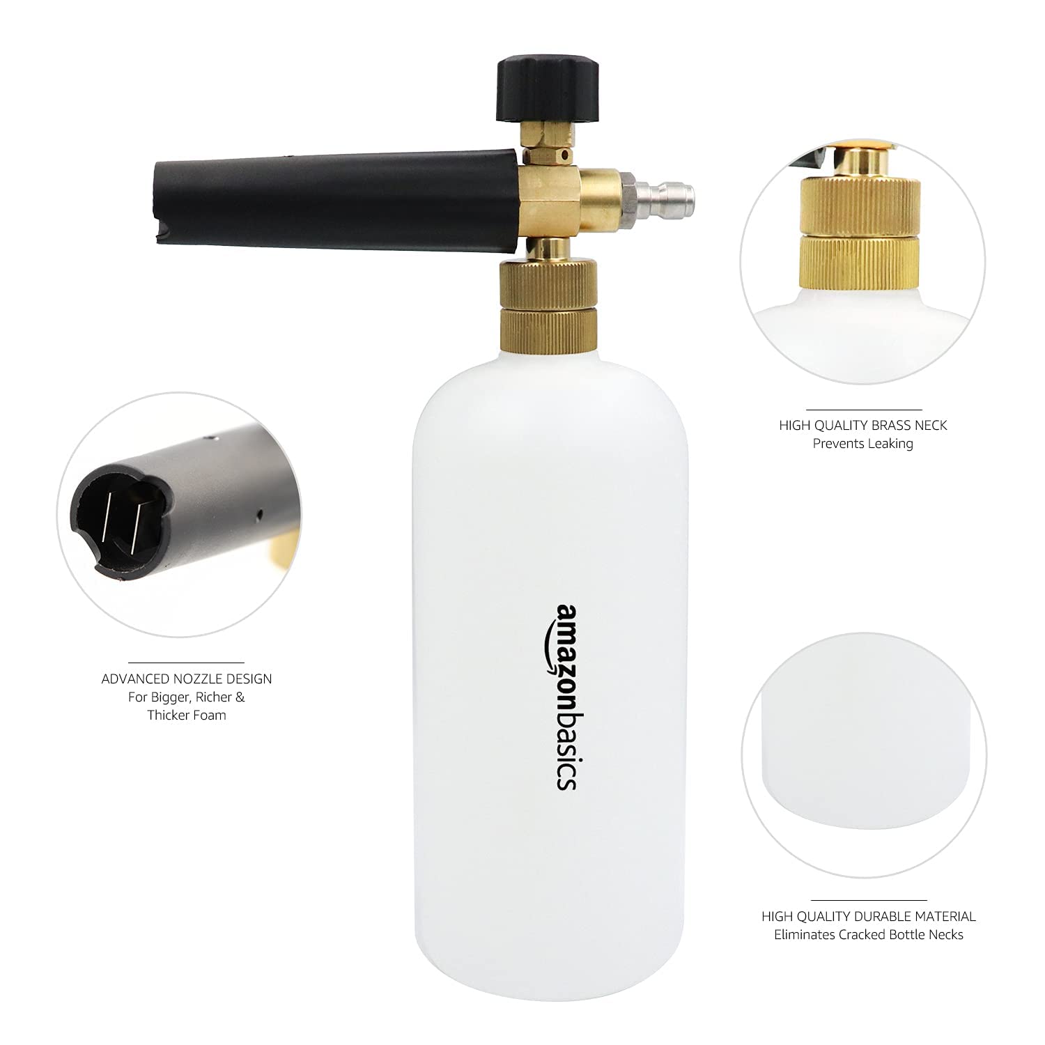 AmazonBasics lancia schiuma per idropulitrice 1 litro ottone