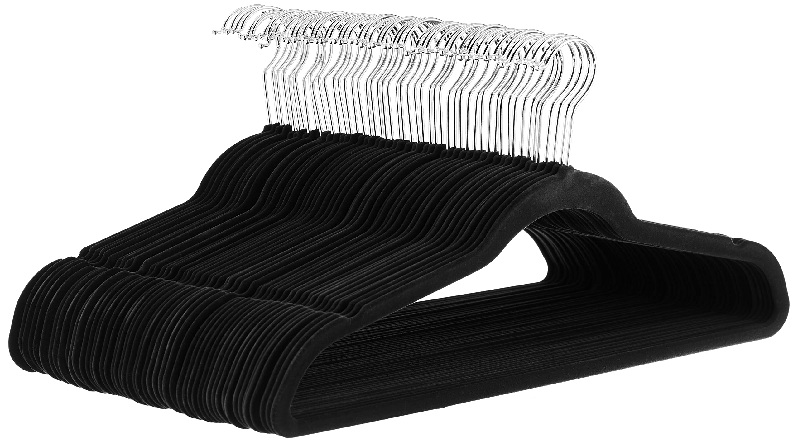 Amazon Basics grucce velluto nere 50 pezzi antiscivolo