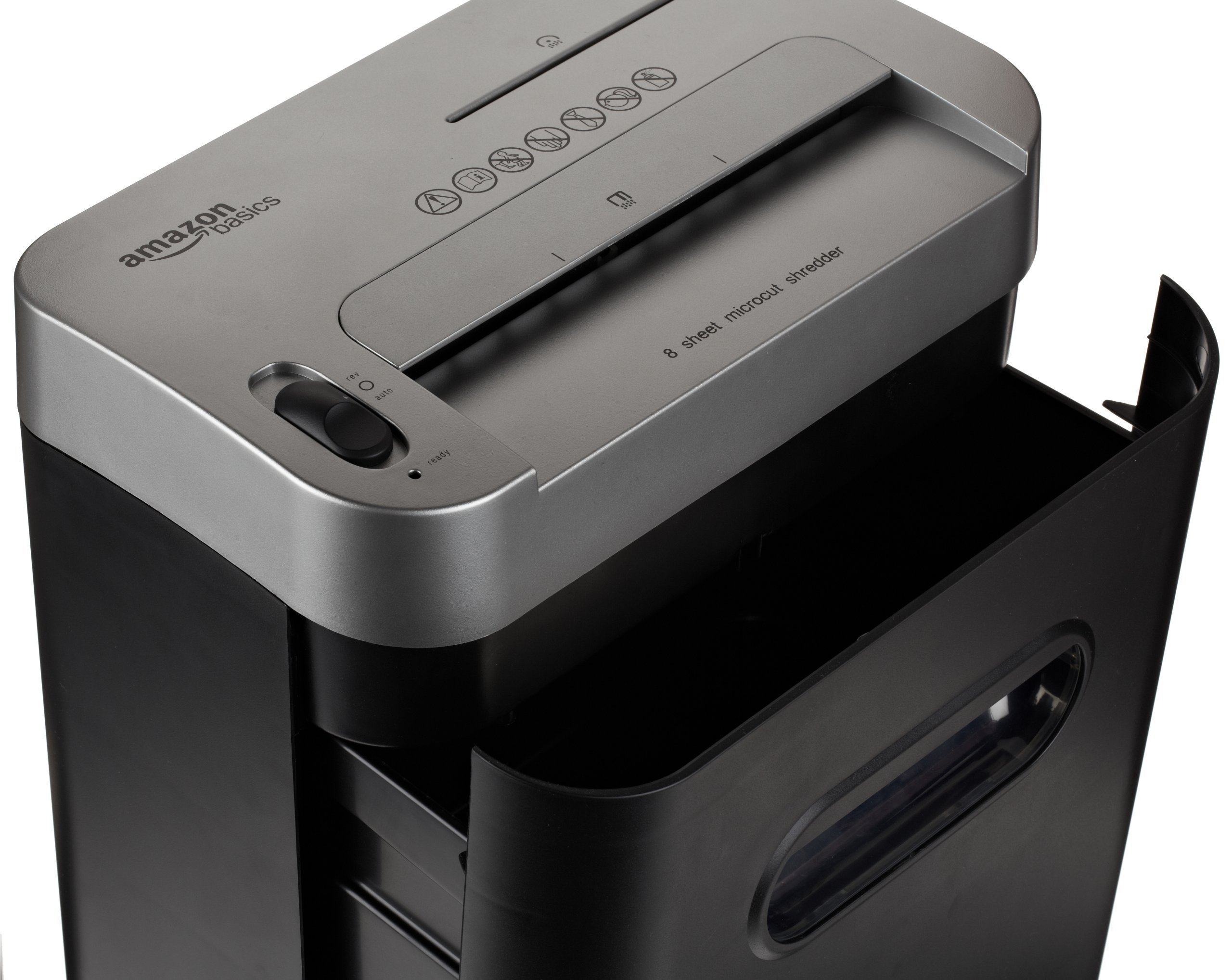 AmazonBasics Distruggidocumenti 8 Fogli Microframmenti P-4