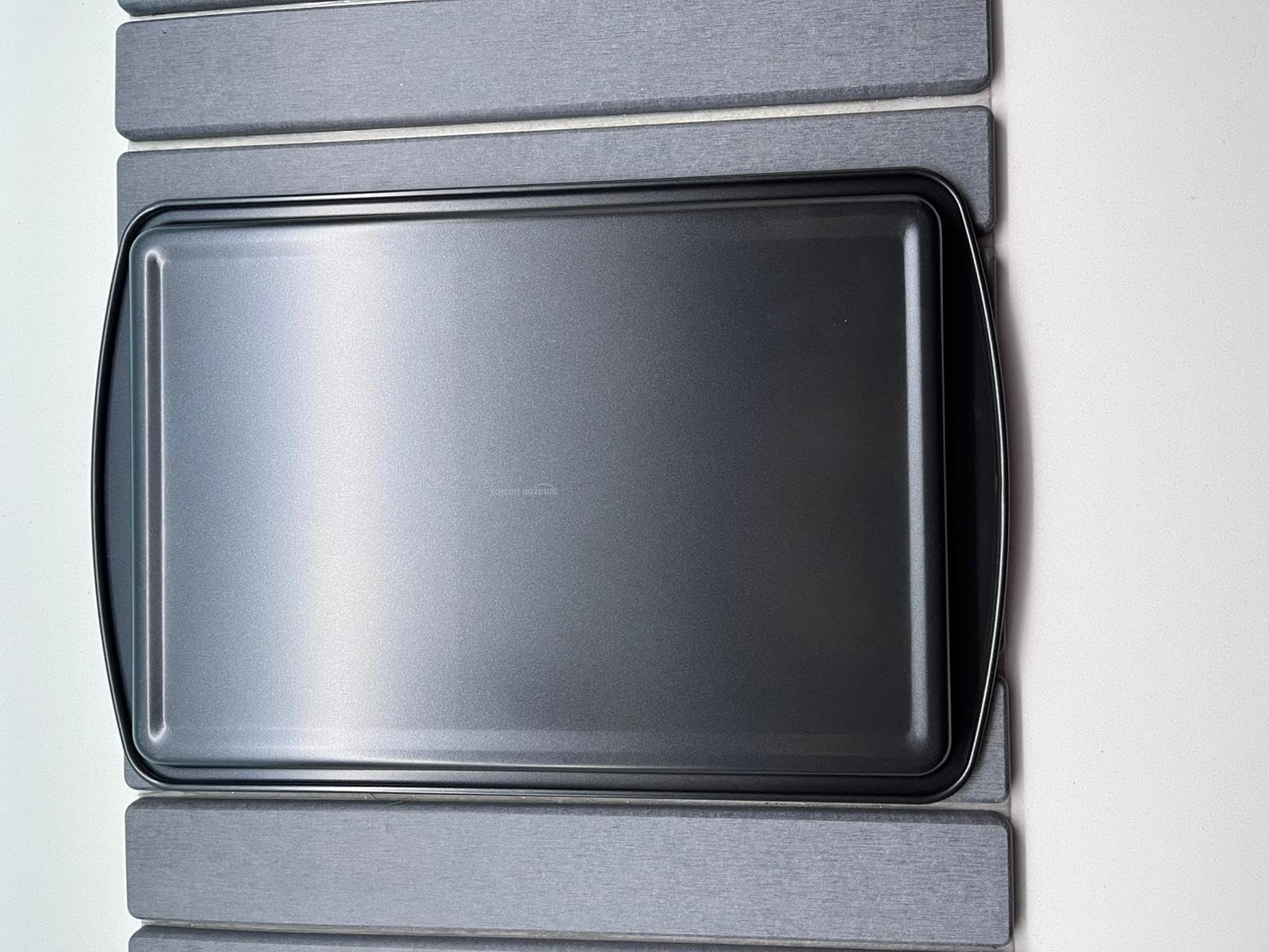 Amazon Basics Set 3 Teglie Forno Antiaderenti Impilabili