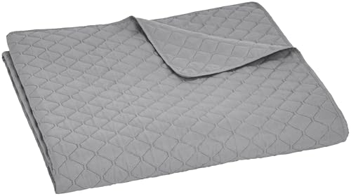 AmazonBasics Trapunta 220x240 Grigio Scuro in Microfibra
