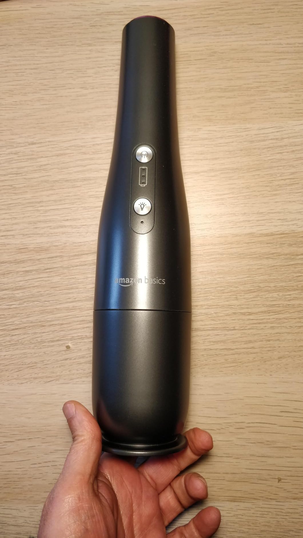 AmazonBasics Aspirapolvere Manuale Senza Fili Nero USB