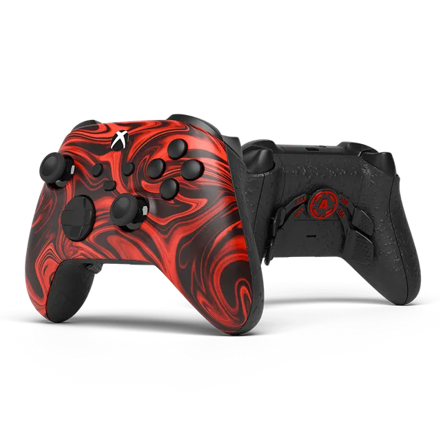 Aim Caustic Red controller Xbox Series X rosso