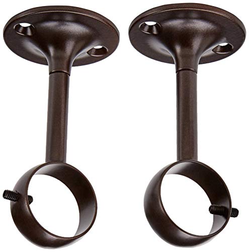 Amazon Basics staffe soffitto tende bronzo 2 pezzi