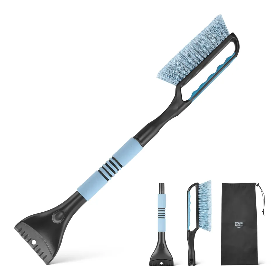 Amazon Basics Spazzola Neve con Raschietto 66,5 cm