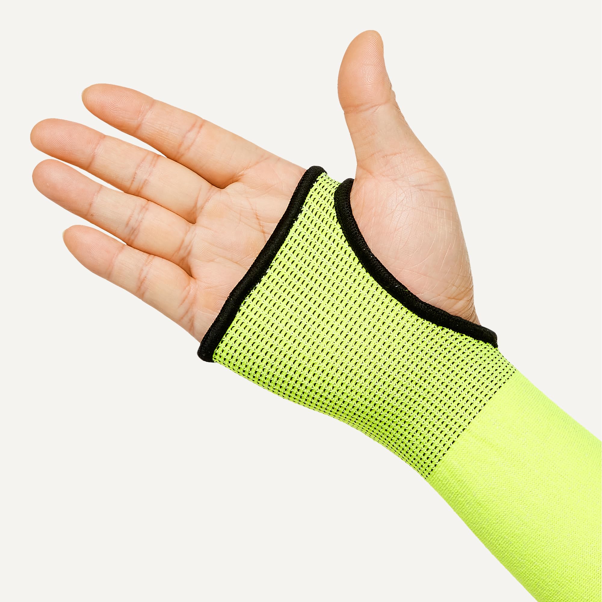 AmazonBasics Manicotti Antitaglio Gialli 45,7 cm 10 Paia