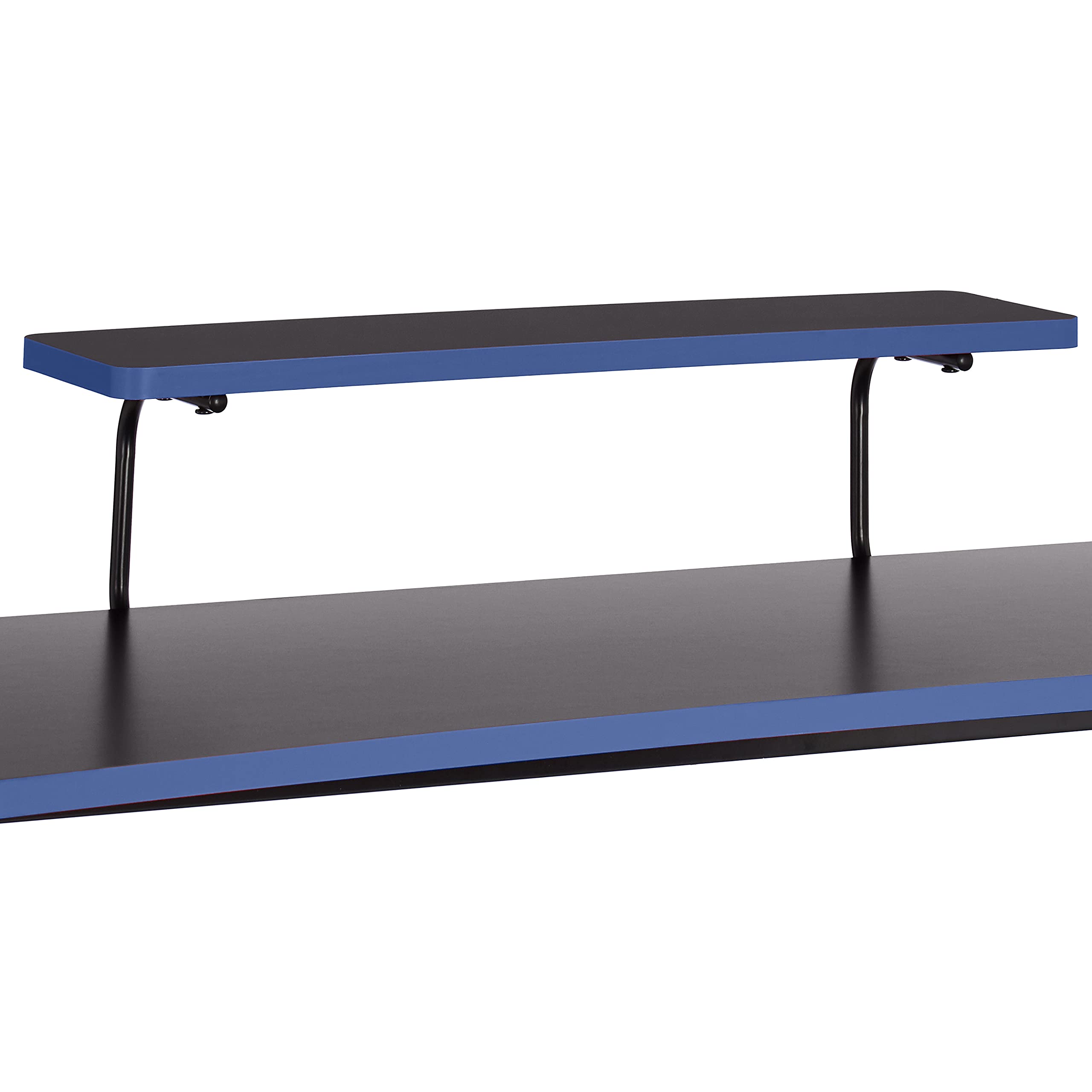 Amazon Basics scrivania gaming 140cm altezza regolabile blu