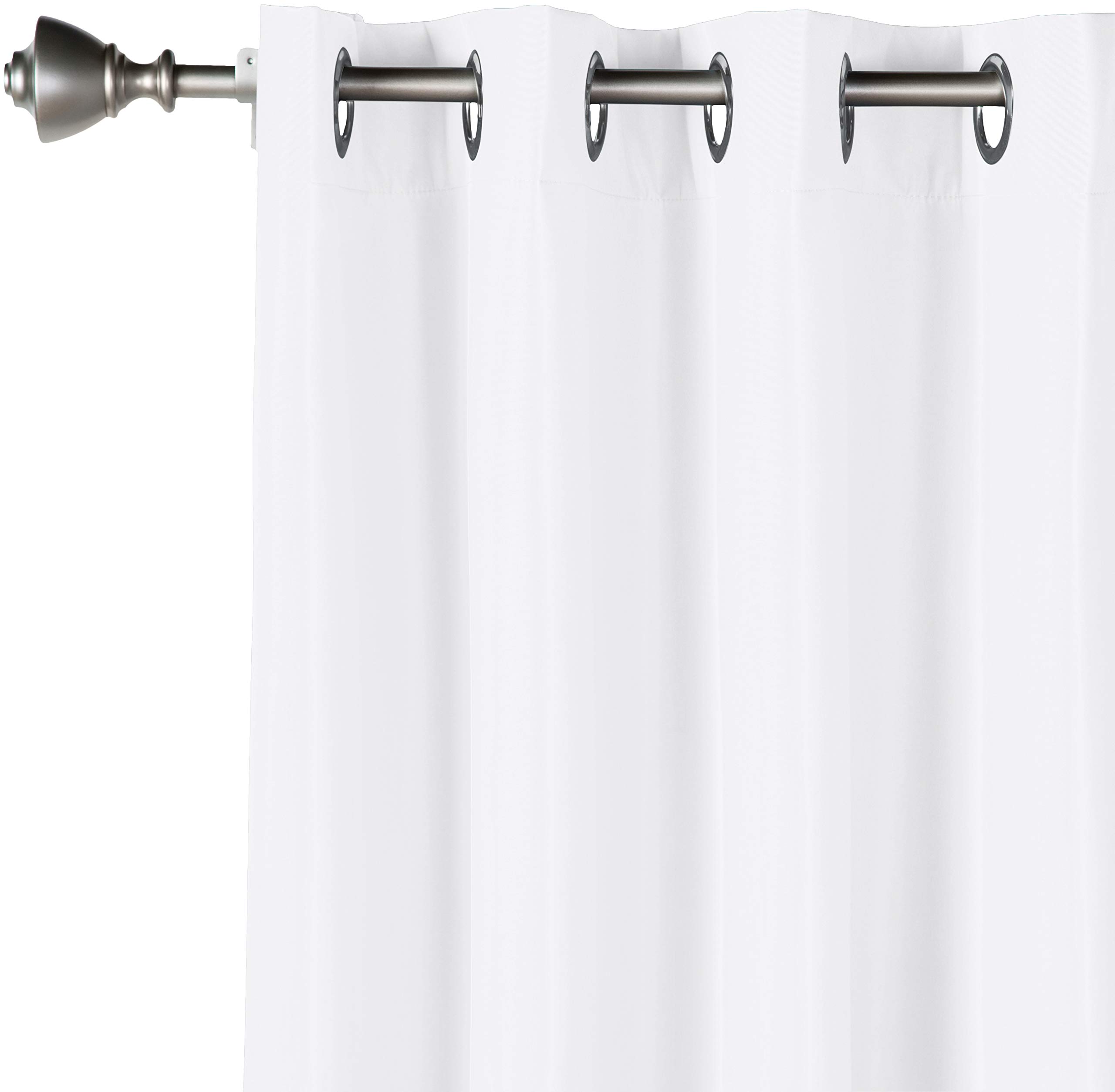 Amazon Basics Tende Oscuranti 132x244 cm Bianche 2 Pezzi