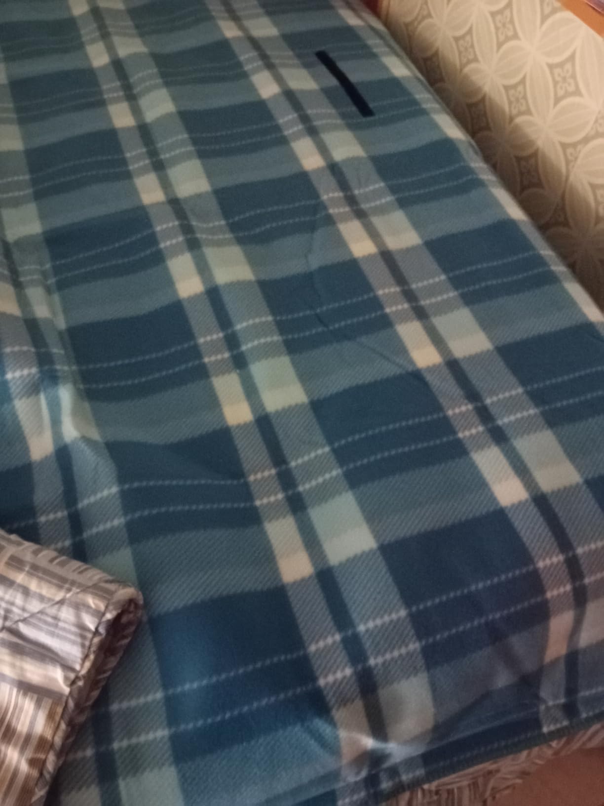 AmazonBasics Coperta Picnic 175x200 cm Blu Impermeabile