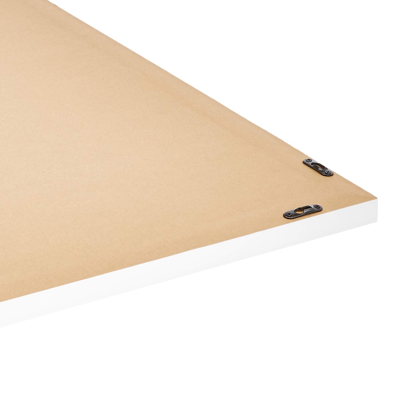AmazonBasics Specchio da parete 61x91 cm bianco cornice standard