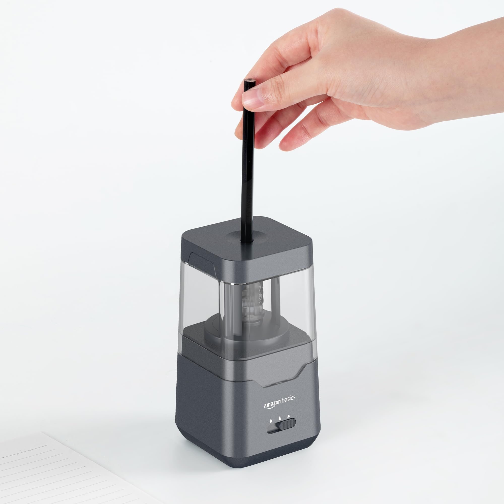 Amazon Basics Temperamatite Elettrico Nero Batteria USB