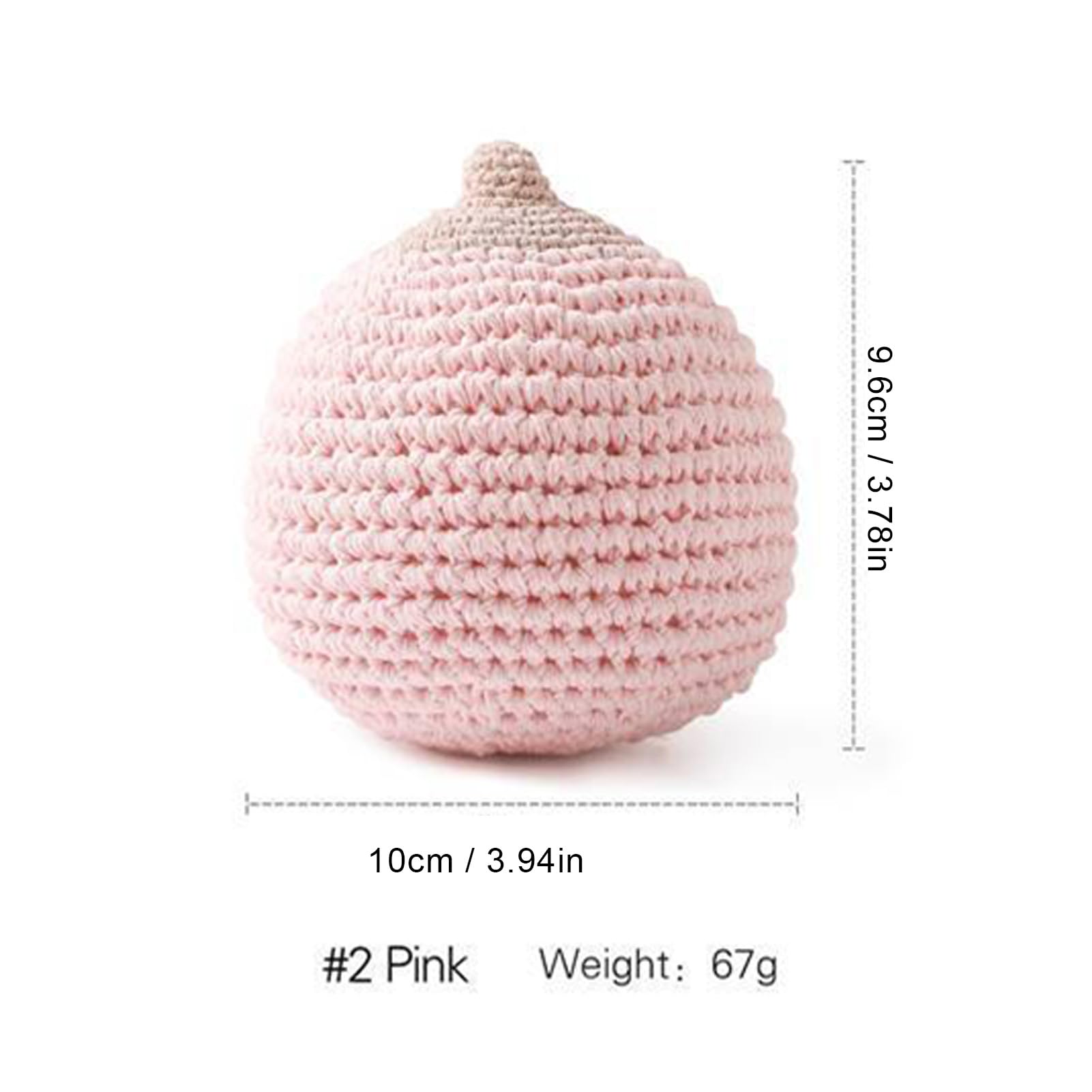 Elprico Modello Seno Uncinetto Allattamento Cotone Rosa