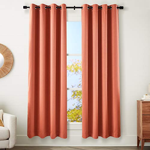 Amazon Basics Theatre Grade tende 132x241 cm terracotta oscuranti 2pz