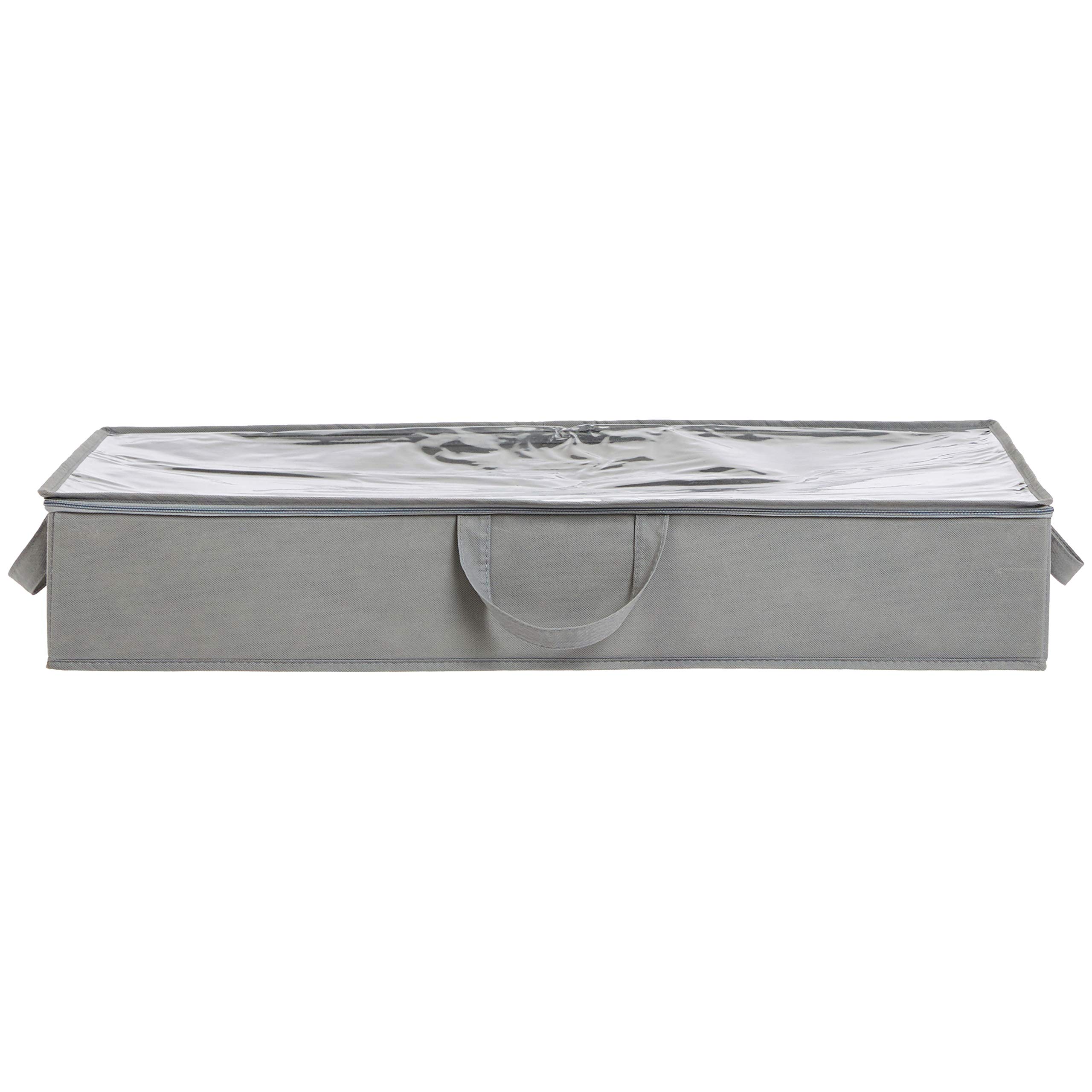 AmazonBasics Contenitore Sottoletto 77x51cm Grigio 2 Pezzi