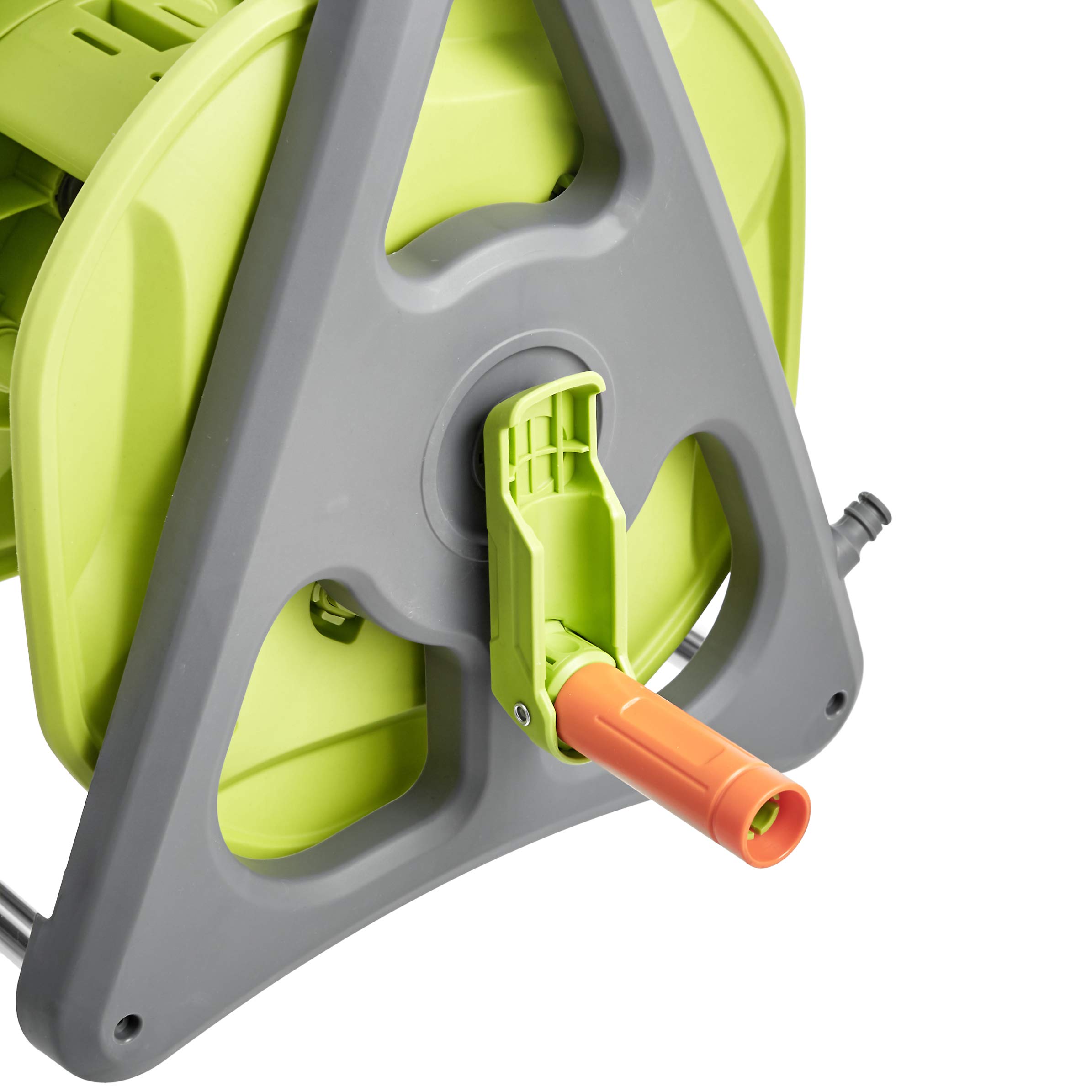 Amazon Basics Carrello Avvolgitubo 42,6m Grigio 1/2"